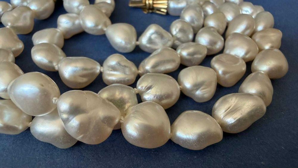 Colier din perle baroce South Sea, cu diamante