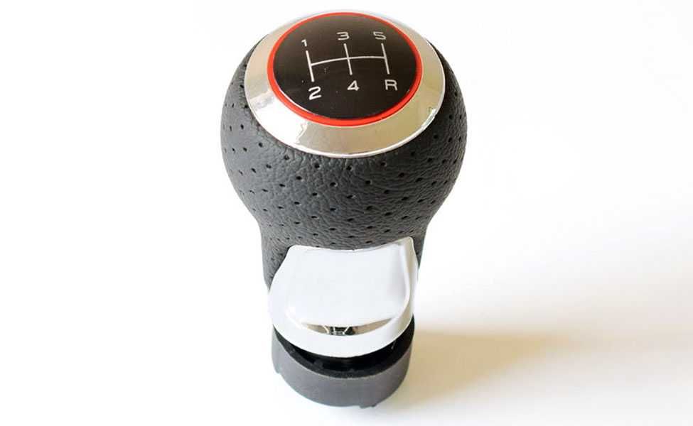 Nuca PIELE NATURALA perforata schimbator viteze - Audi A4 (B8) A5 Q5