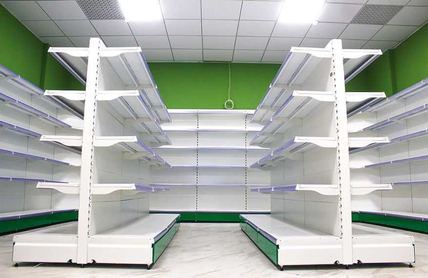 Металлический стеллаж сборный, торговые стеллажи, железная мебель asts