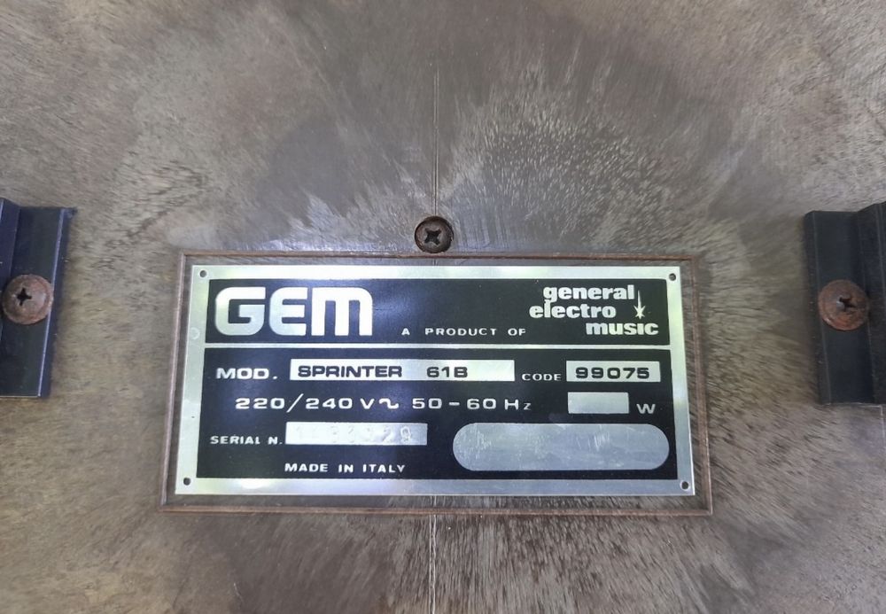 Gem Sprinter 61 B orga electronica