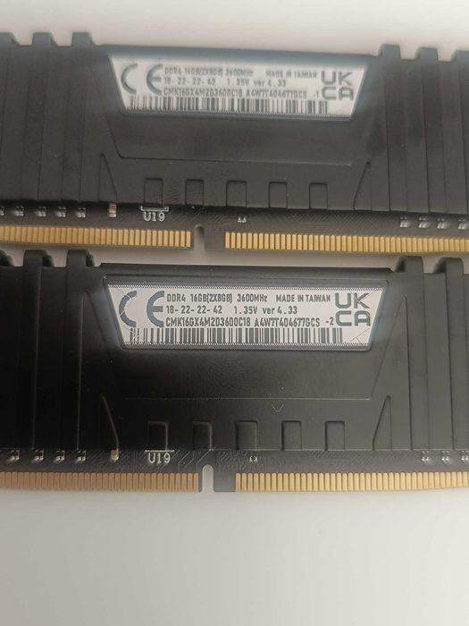 Рам Памет 16GB (2x8GB) DDR4 3600 MT/s Corsair Vengeance LPX C18