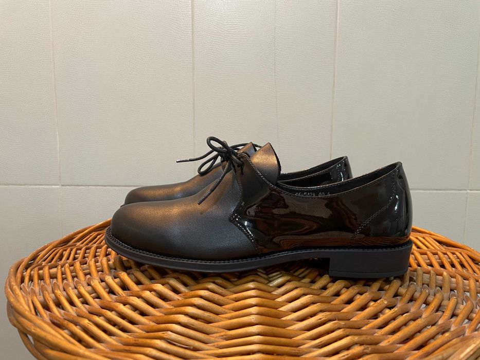 НОВЫЕ | Женские туфли дерби из эко-кожи | Gelsomino - размер 40