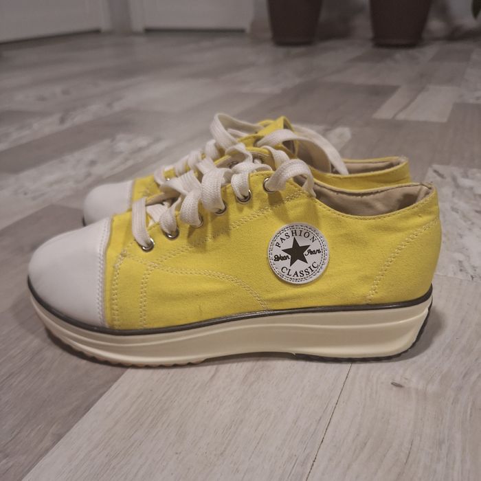 Teniși galbeni Fashion Clasic nr 40