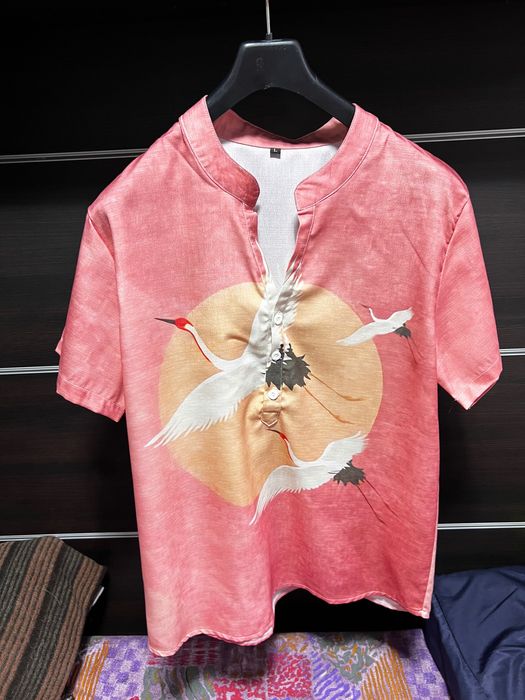 Мъжки винтидж v-neck ризи