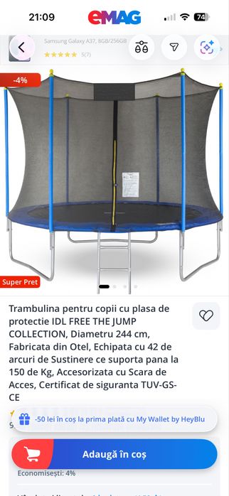 Trambulina copii