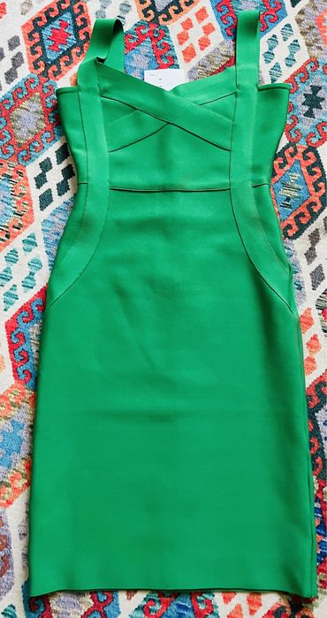 Rochie verde bandage xs