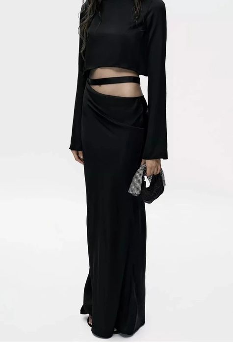 Rochie satinata Zara limited edition