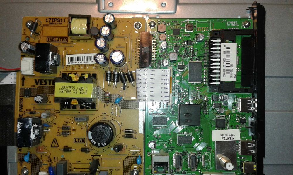 Componente tv led placă de bază și sursă alimentare