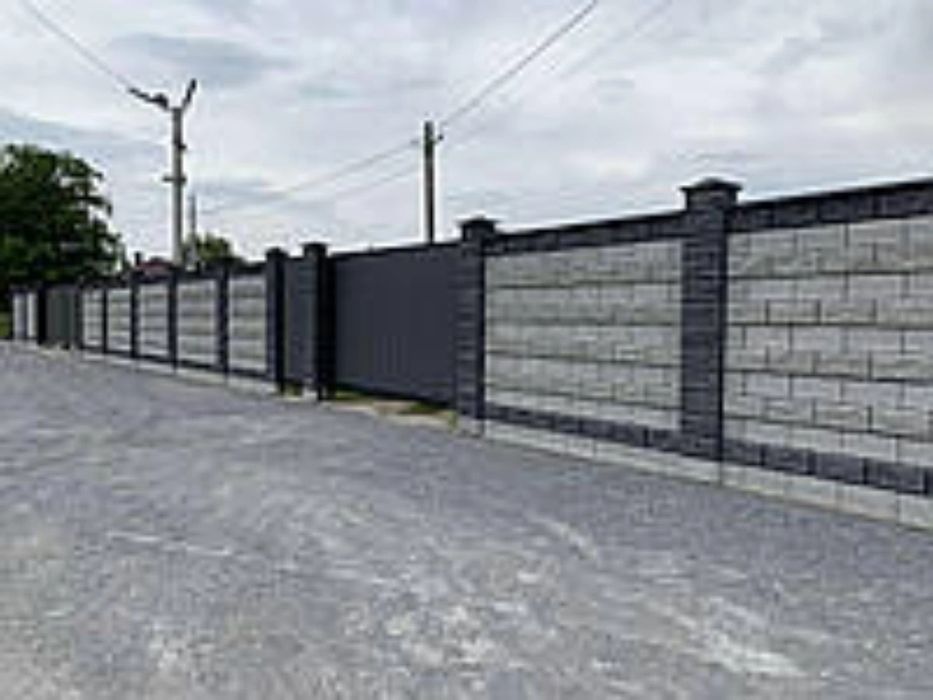 Кладка забора профисонално