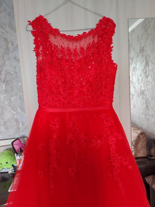 Платье с корсетом