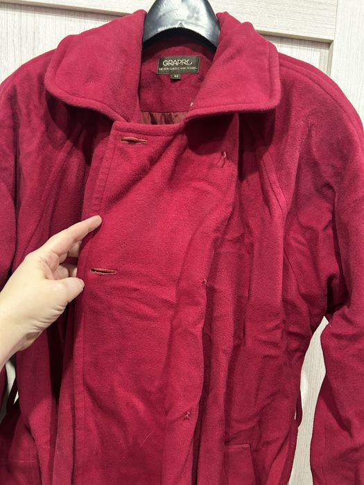 Продам пальто кожаное и драповое