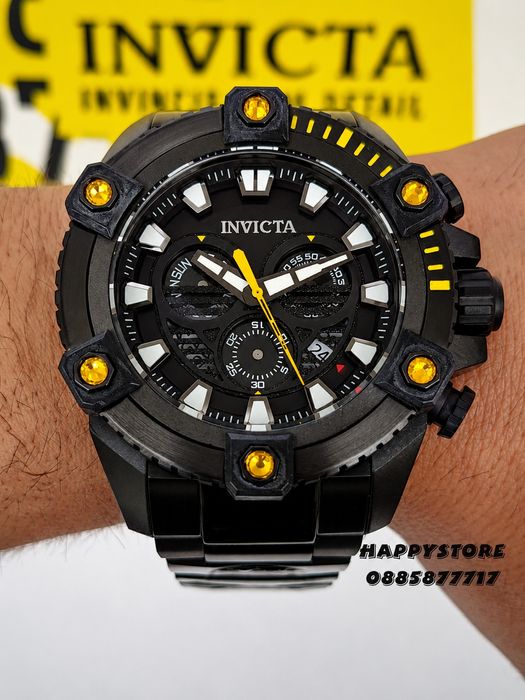 INVICTA Falcon Black Swiss 56 mm, Инвикта нов ръчен часовник