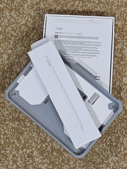 Ipad mini A17 Pro, 128 gb, wi-fi + Cellular+Apple pencil  pro