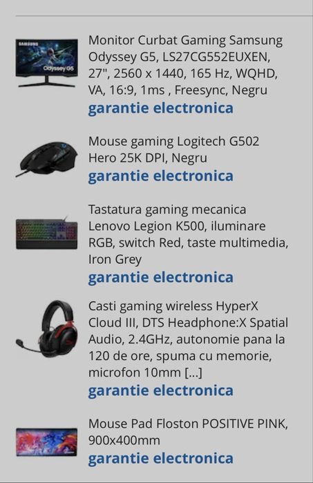 Calculator/ Sistem PC gaming