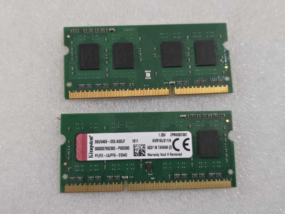 Kit memorie RAM laptop Kingston 8GB (2 x 4GB) DDR3L 1.35V 1600MHz