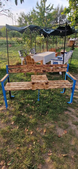 Banca si măsuță de gradina