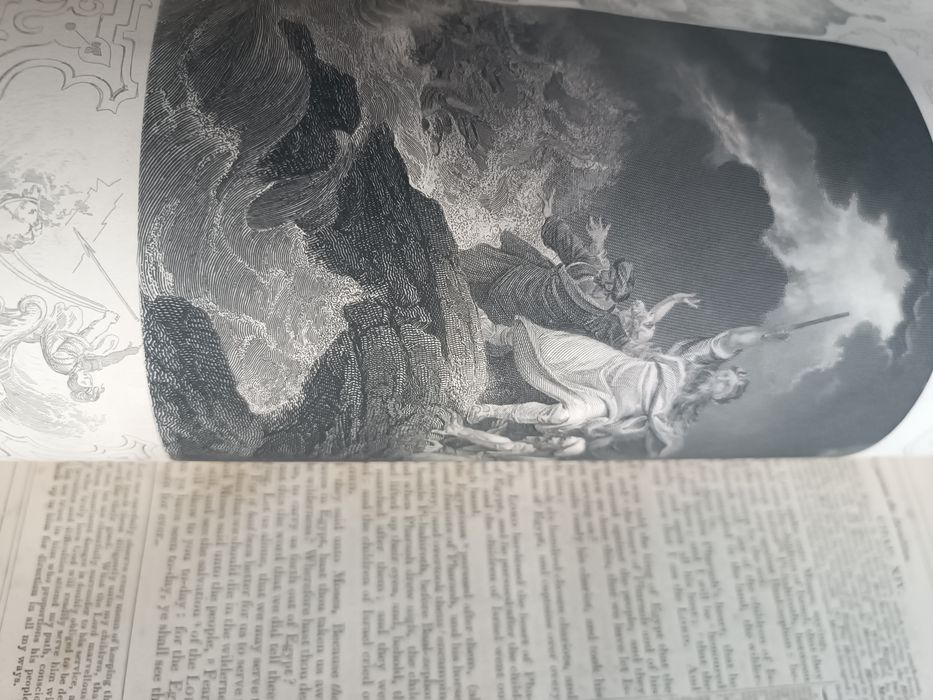 Biblie veche anii 1800 Anglia