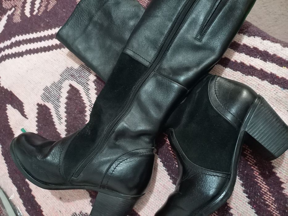 Cizme din piele naturala pentru fete