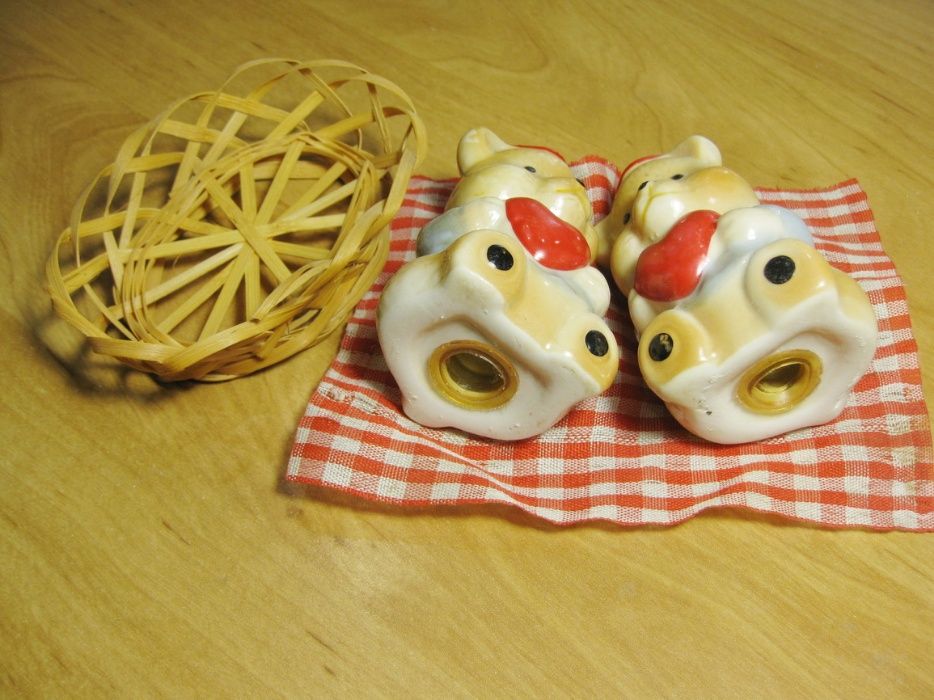 Мишки - оригинальные солонка и перечница.