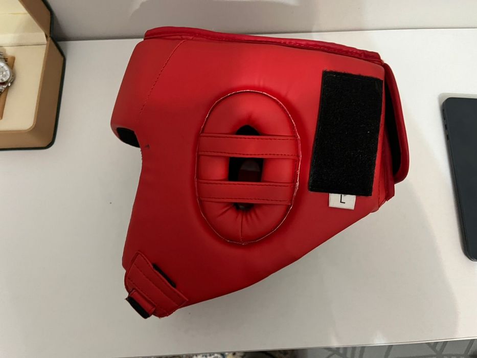 Шлем для бокса Wesing красный