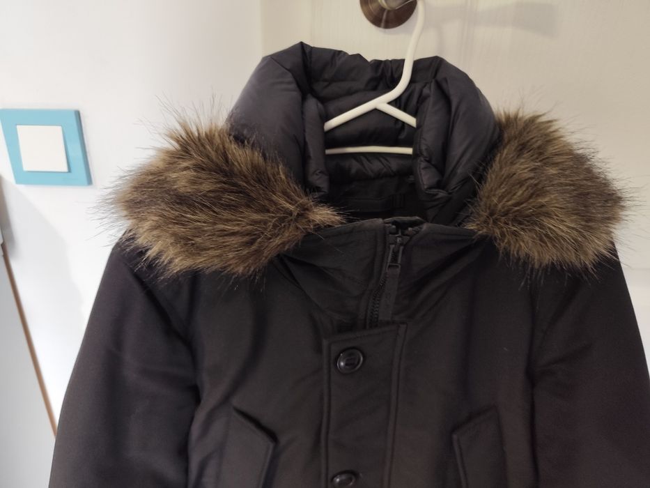 Зимно мъжко яке с двойно закопчаване