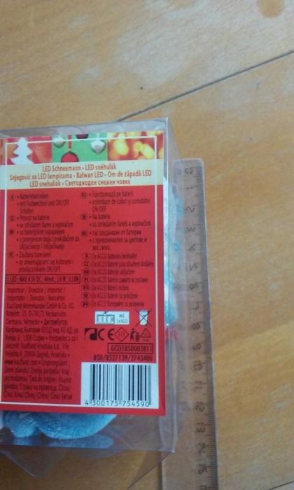 Jucarie / decoratiune om de zapada