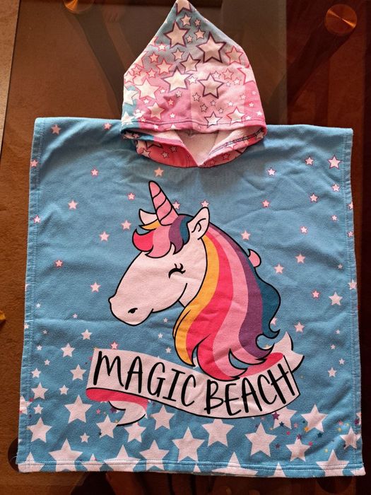 Полотенце-пончо б.у.