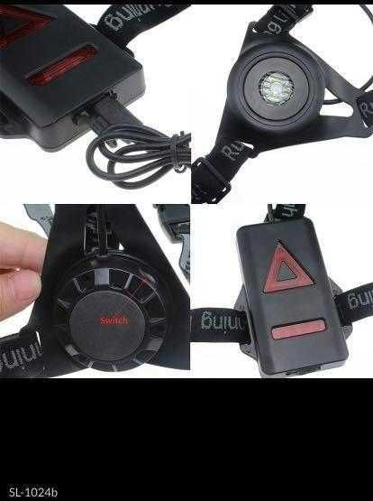 Акумулаторни светлина за бягане. Двулицеви.Run light cree xre Q5