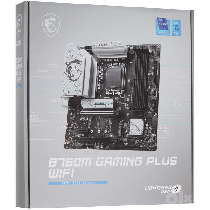 - Материнская плата MSI B760M GAMING PLUS WIFI DDR5