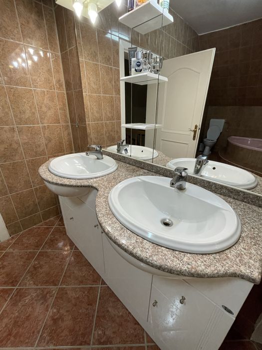 Dulap baie cu 2 lavoare