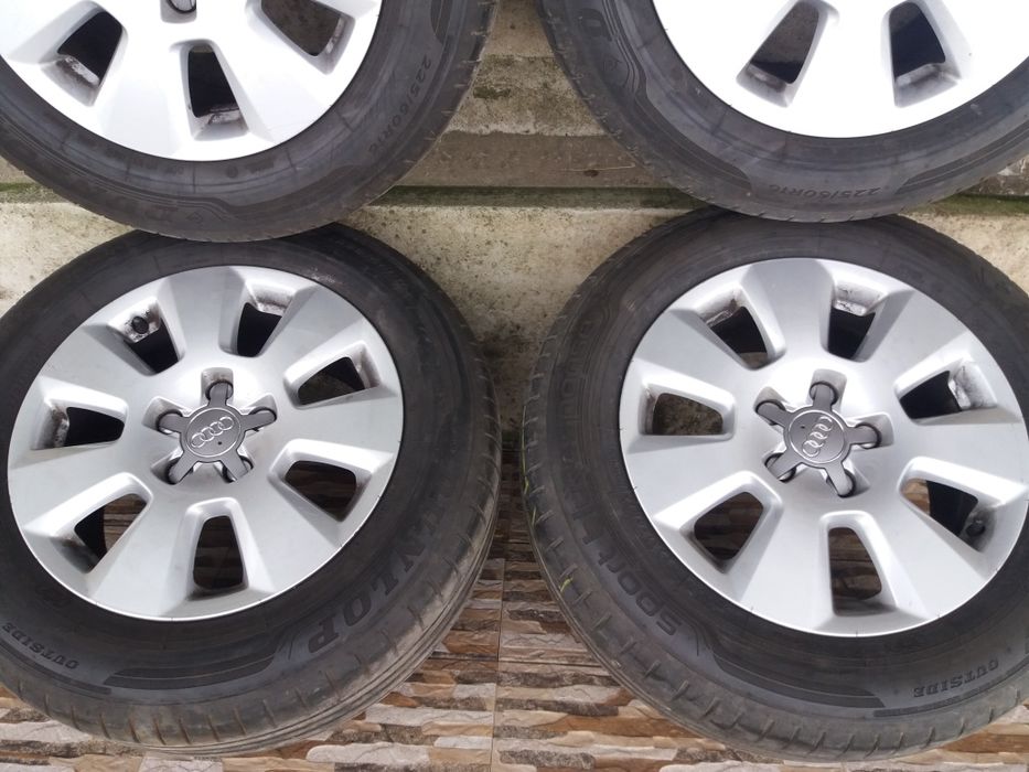 Jante aliaj 5x112 r 16 audi a4 b8 sau a6 echipate de vara sau iarna