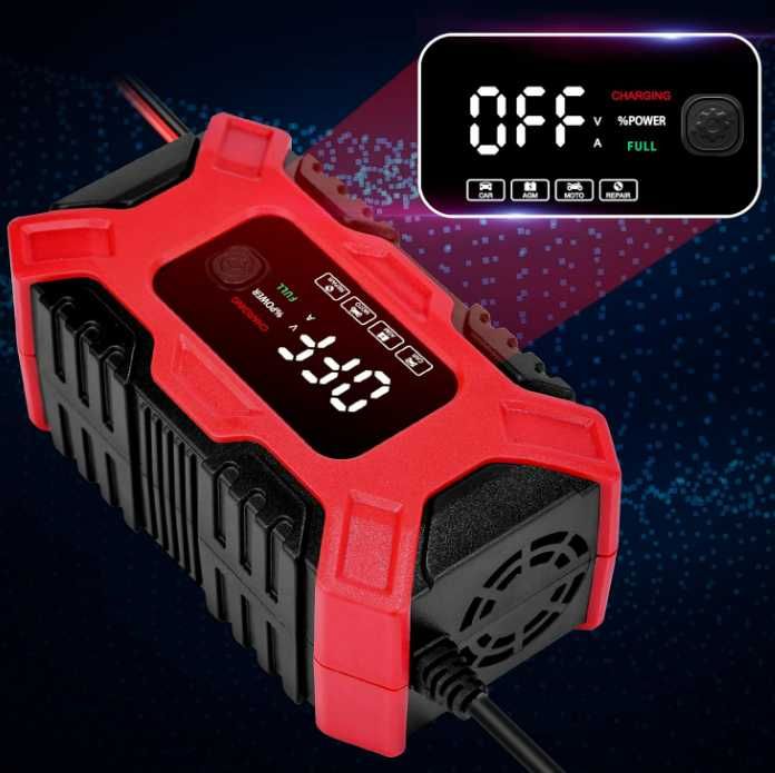 Автоматично Smart Импулсно Зарядно за Акумулатор 12V 6A