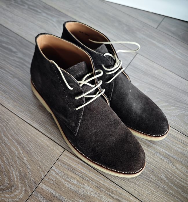 Нови Timberland и Hackett London мъжки кафяви обувки естествена кожа