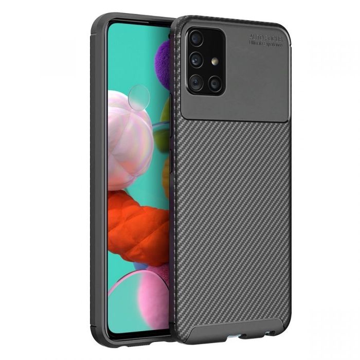 Husa Silicon Stripe Neagra - Samsung A42/A32/A34/A55/A35/A36/A56/A26