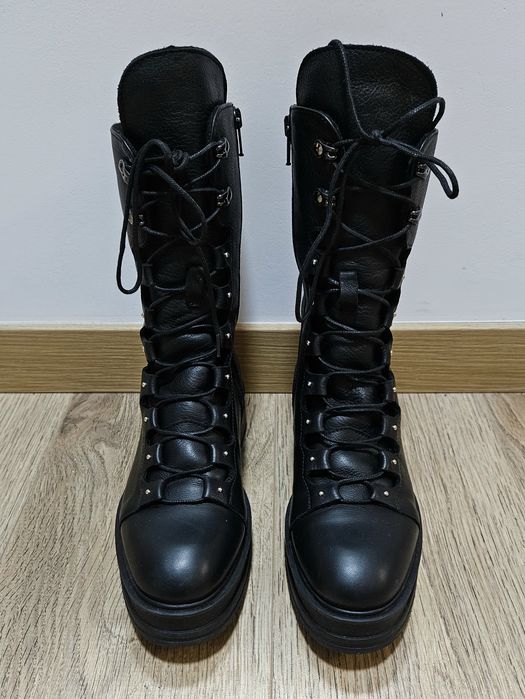 Ghete piele dama, NOI, imblanite, 37!