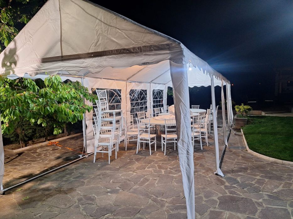 Inchiriere cort 4x8 m , capacitate 30-36 de persoane