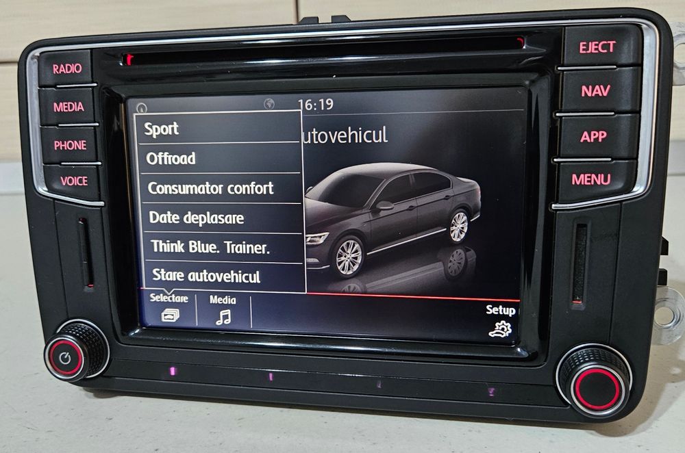 Navigatie VW, MIB2 originala, Waze, CarPlay/AA, Youtube, etc