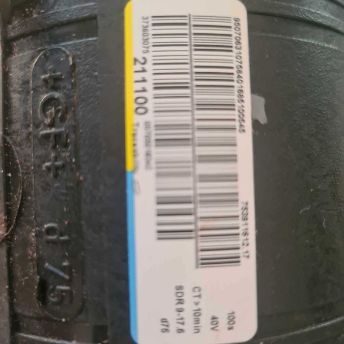 Mufa ELGEF Plus PE 100 SDR 11 D75 electrofuziune noua