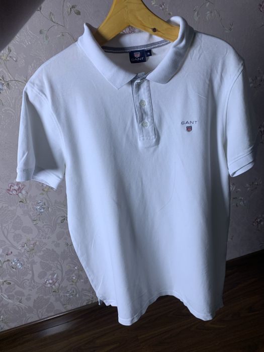 Рубашка-поло с коротким рукавом.  Бренд: GANT.