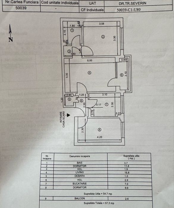 Apartament de vanzare-Zona Stomatologie