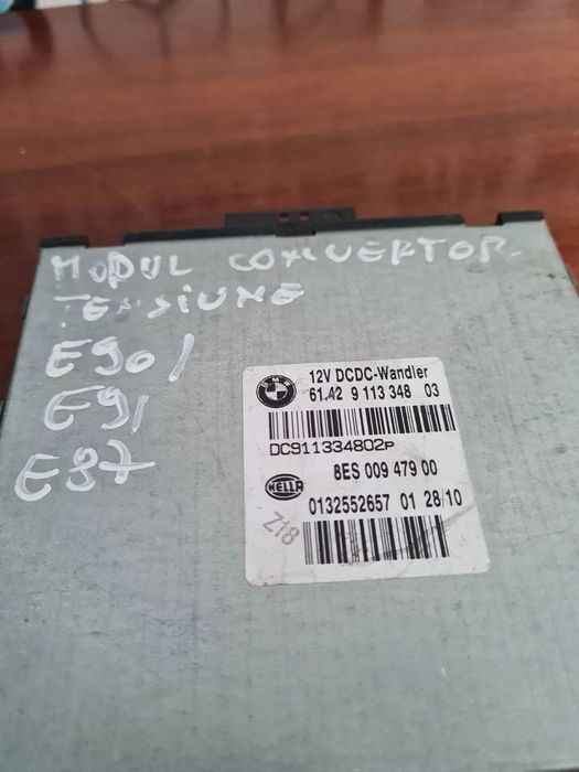 Modul Convertor Convertizor Tensiune Bmw E90 E91 E87 E81 E82 E60 Cod  Dezmembrez Bmw - Dezmembrari