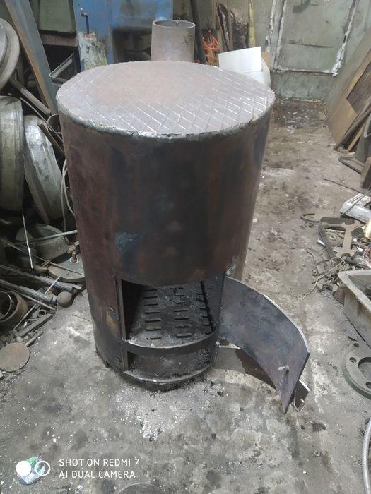 Буржуйка печь диаметром 430 мм