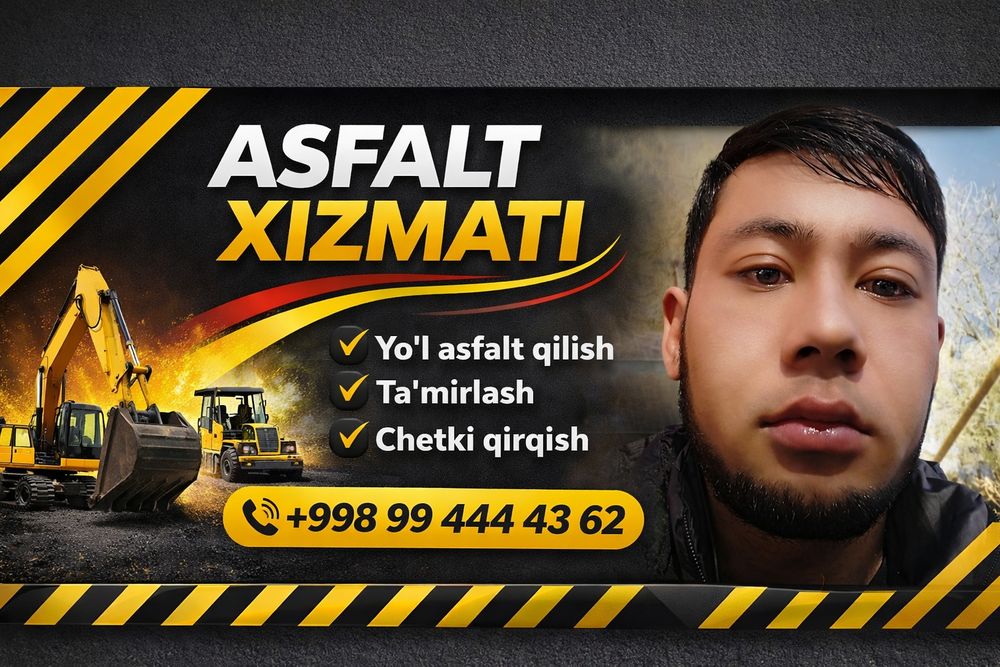 Asfalt arzonnarxlarda sifatli va ishonchli асфалт