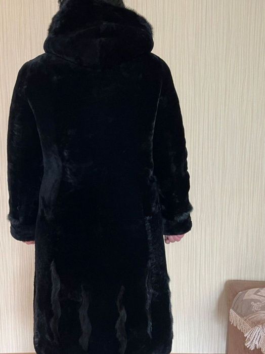 Цигейковая шуба мутон