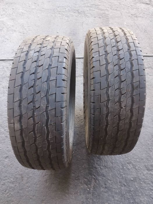 4бр. Железни джанти 16 5х112 със зимни гуми 205/55 R16 и 235/65 R16C firestone