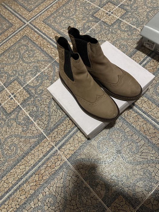 Ghete casual dama - piele naturala