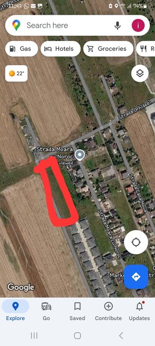 De vanzare teren 2700 m² Clinceni Ilfov Olteni, Aproape de centura Bucuresti  si pasaj Domnesti, este situat in zona mixta, locuinte sau industrie