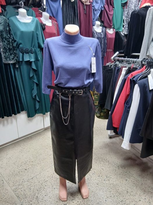 Продам кожаную юбку