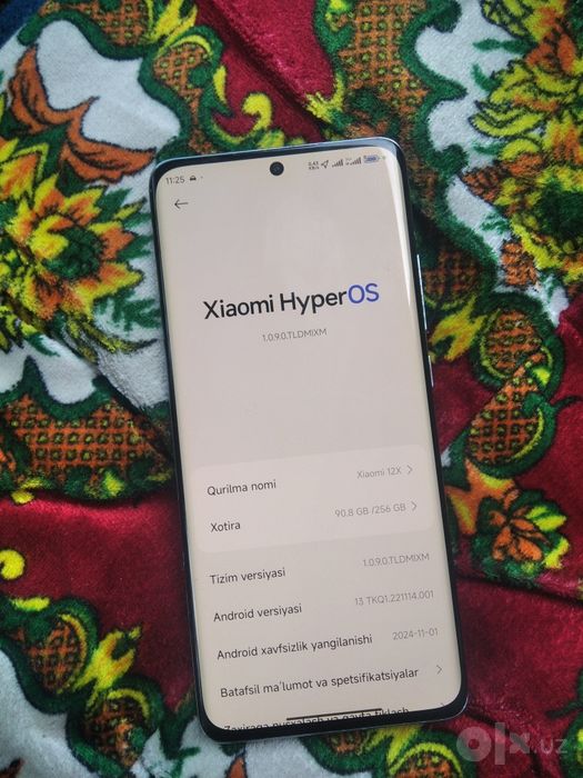 xiaomi 12x karopka dakment full
