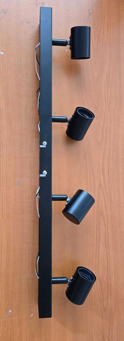 Corpuri de iluminat aplicat perete-tavan E27 LED Halo x4 - Negru